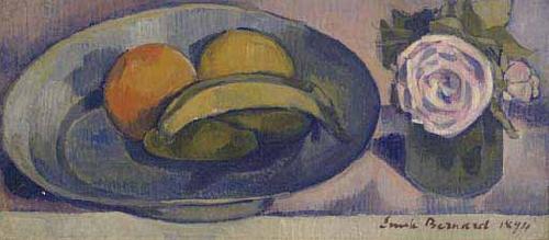 Emile Bernard Nature morte a la banane